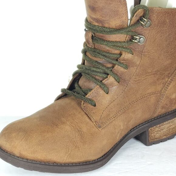 Ugg Women's Denali US8 Brown Leather Lace Up Sheepskin Lined LaceUp Combat Boots - Picture 13 of 16